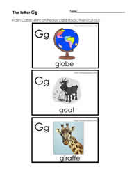 The Letter G Flashcards